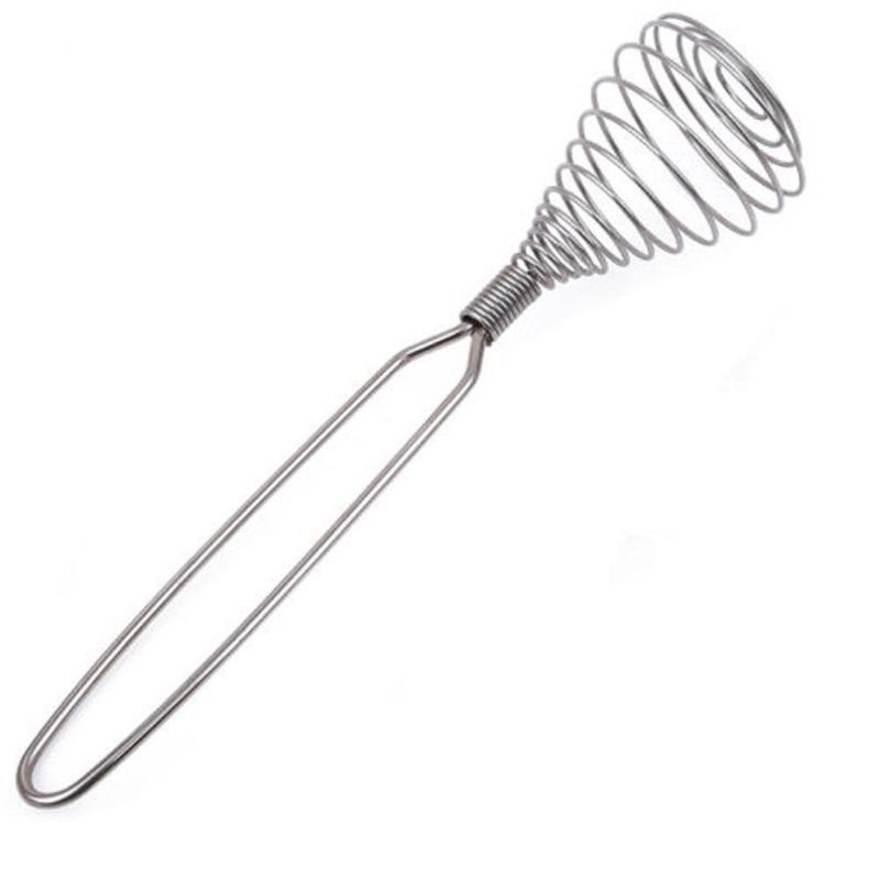 i Kito Spring Whisk, i Kito Stainless Steel Manual Eggbeater Hand Egg Mixer Whisk Blender Stirring Beater Cream Frother Flour Stirrer for Kitchen - Image 2
